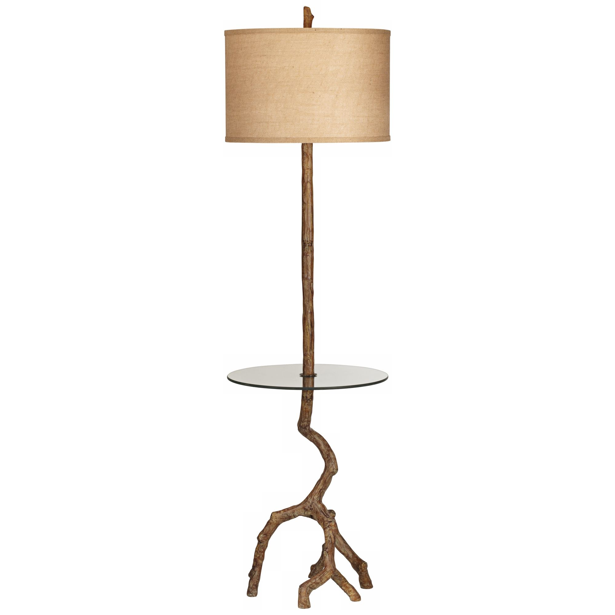 Pacific Coast Lighting Beachwood Floor Lamp with Glass Tray Cabela's